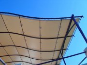 Pergola Toile sur-mesure PVC Ferrari 502 détails fixations (2)