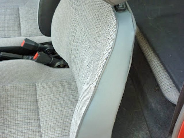 Réparation assise siège auto (après)