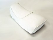 Réparation selle de mini-moto en simili Cotting Boeing 2000 blanc
