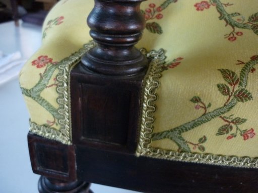 Tapisserie détail passementerie