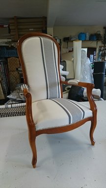 Tapisserie fauteuil Voltaire (Jean Vier)