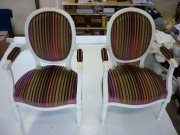 Tapisserie paire fauteuils (1)