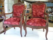 Tapisserie paire fauteuils (2)