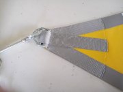 Finition pointe sangle voile d'ombrage